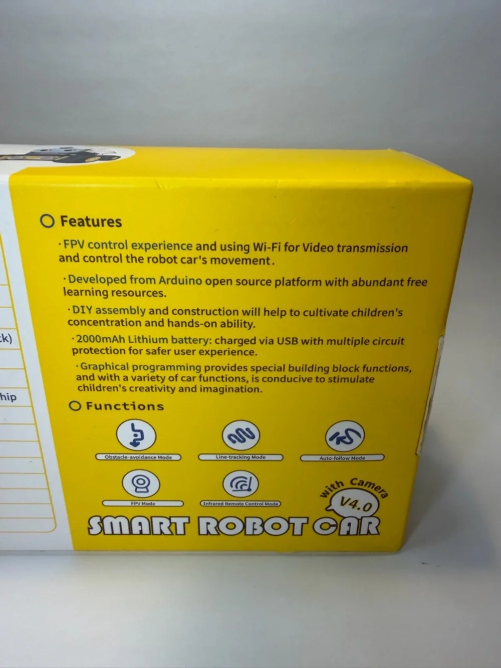 ELEGOO SMART ROBOT CAR V4.0 WITH CAMERA new opened box, S.T.E.M. Robotic Kit